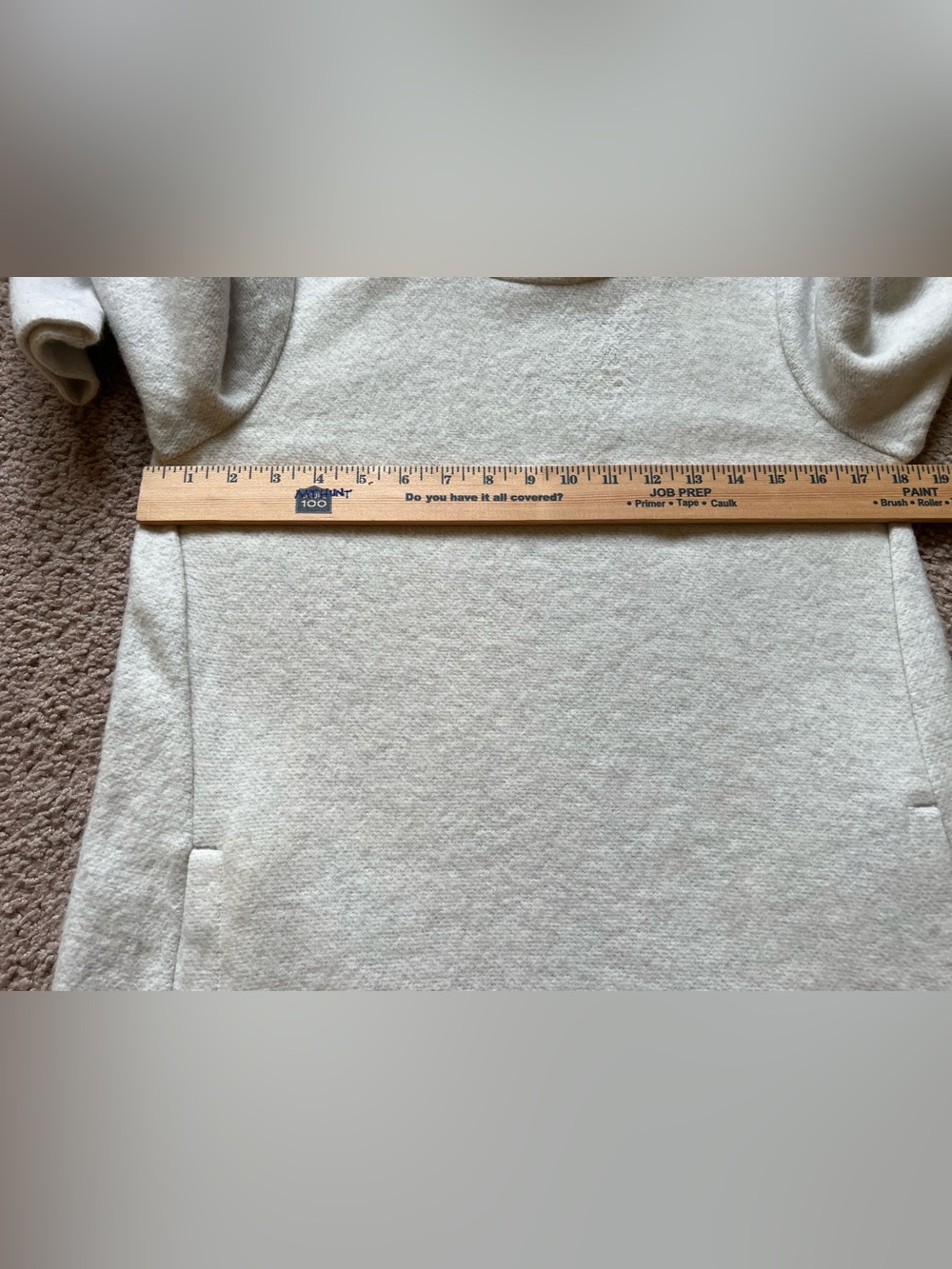 J. Crew Always Women Oatmeal Beige 100% Cotton Roll Neck Turtleneck Sweater M - Picture 7 of 10